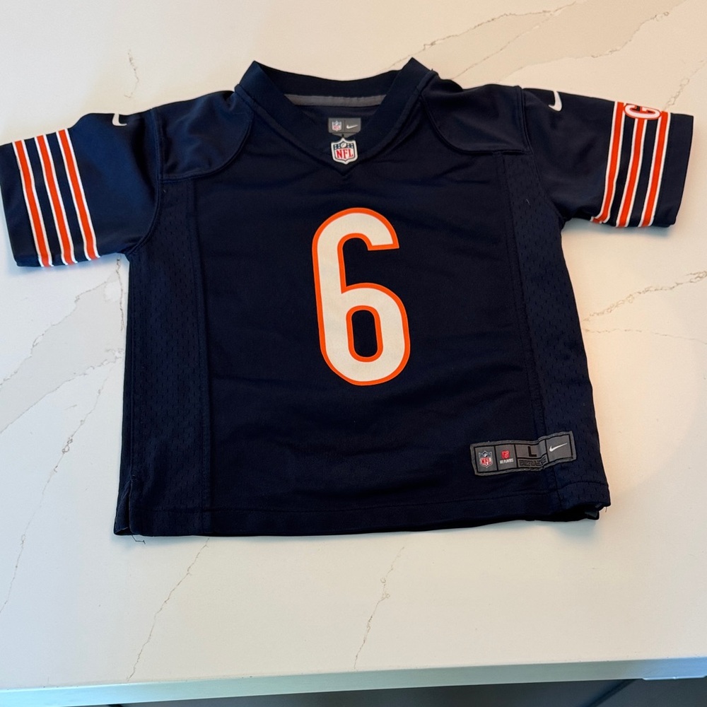 NFL Kids Chicago Bears, Jay Cutler Navy and Orange Jersey